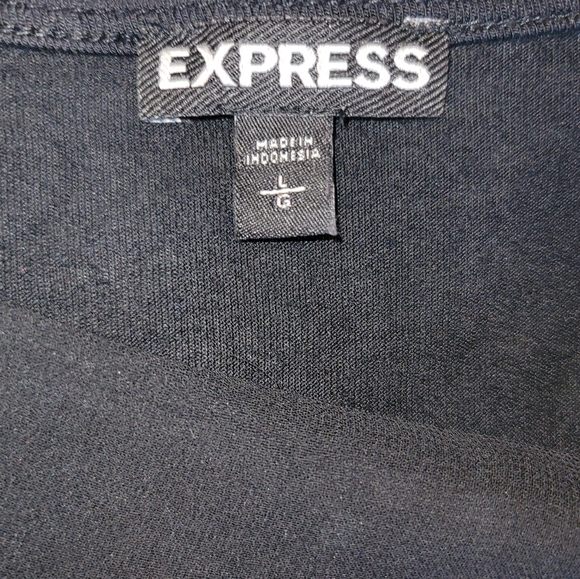 Express Black Tank Top with One Twist Strap - Picture 5 of 5